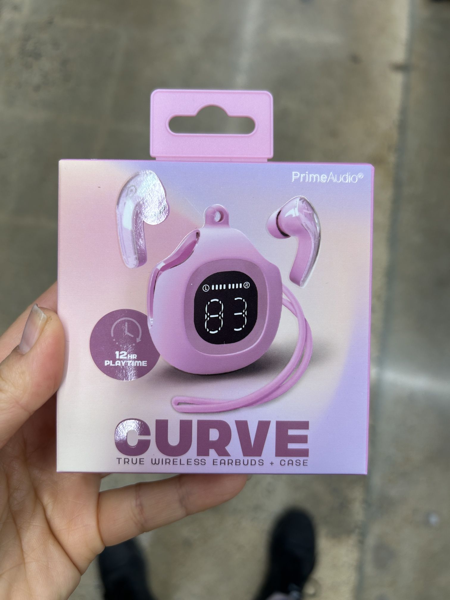 NWT PrimeAudio Curve Wireless Earbuds with Case