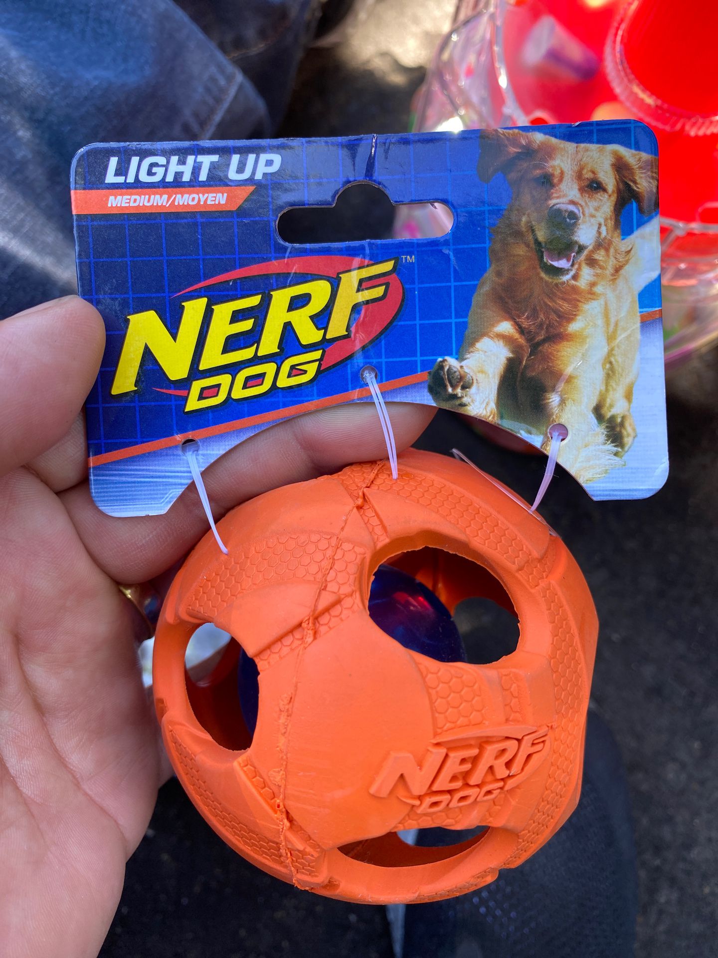Nerf dog ball mediums