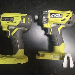Ryobi Drill And Impact Driver Set With Batteries***Combo Buy