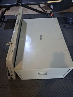 2 collapsible military grade storage containers