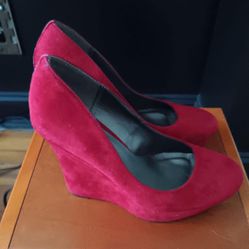 Hot Pink Wedges