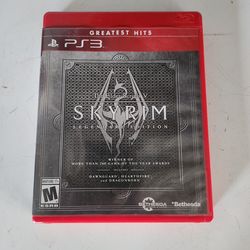 The Elden scrolls V Skyrim for the Playstation 3