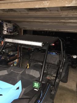 Rzr cage/roof/light bar