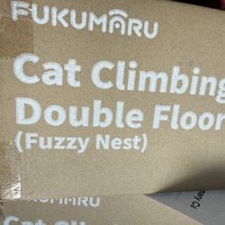 Cat Climbing Fuzzy Nest 