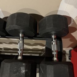 Marcy Dumbbells 10lbs (2) 20lbs (2) 30lbs (2)