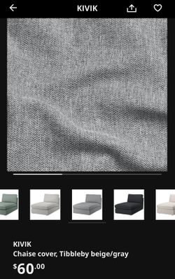 3 IKEA Kivik Loveseat Covers Brand New In Box! Gray or Black!