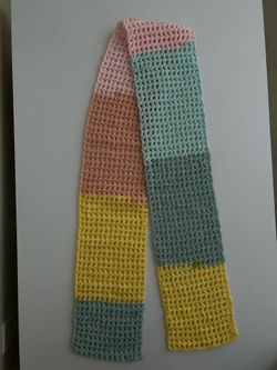 New handmade scarf 60”x6”