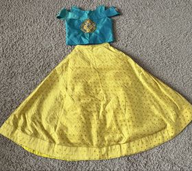 Gorgeous silk lehenga 2pc set for girls size 7