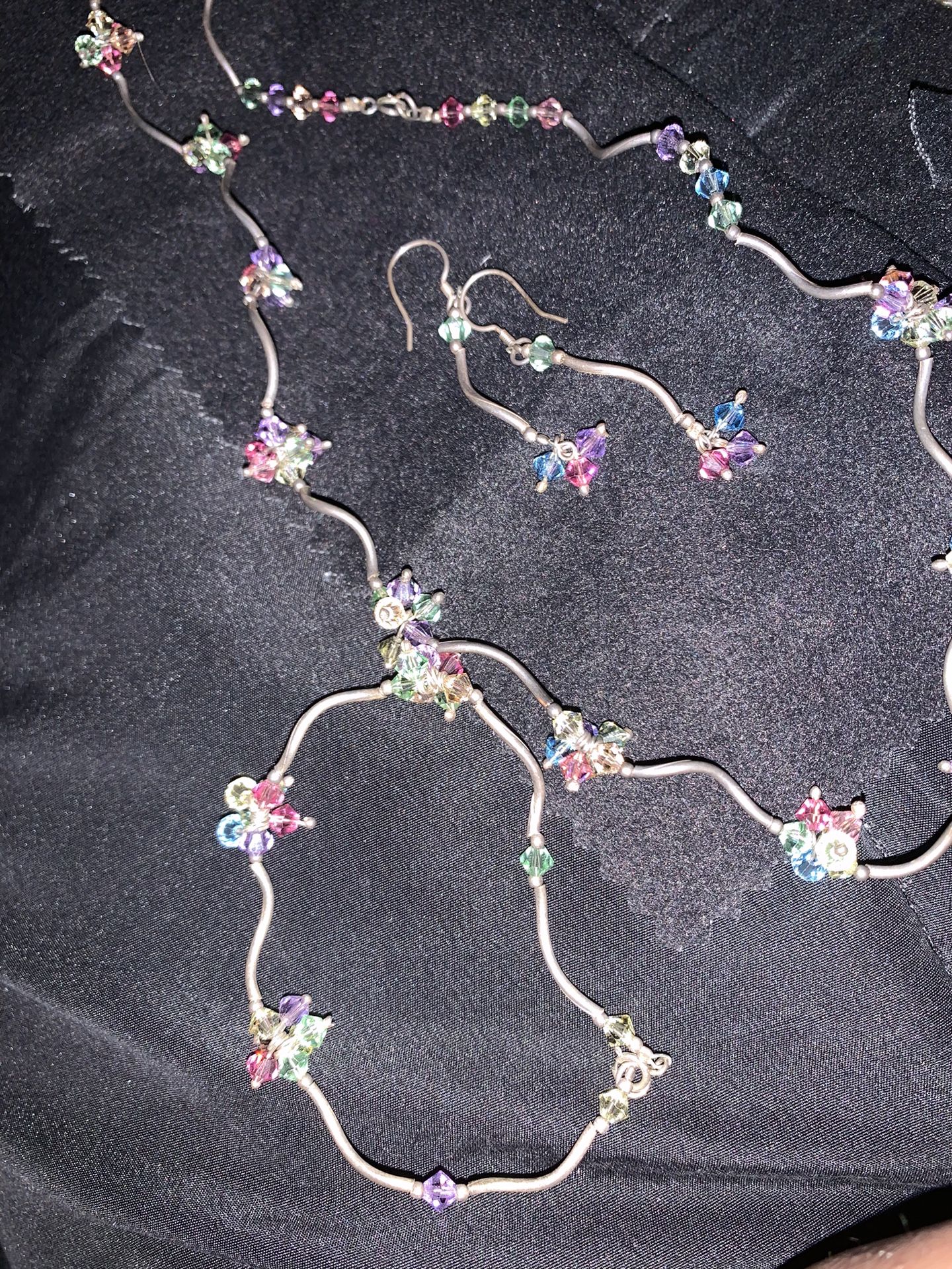 Handmade Silver and Crystal Jewelry