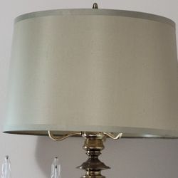 Large Solid Brass Lamp 