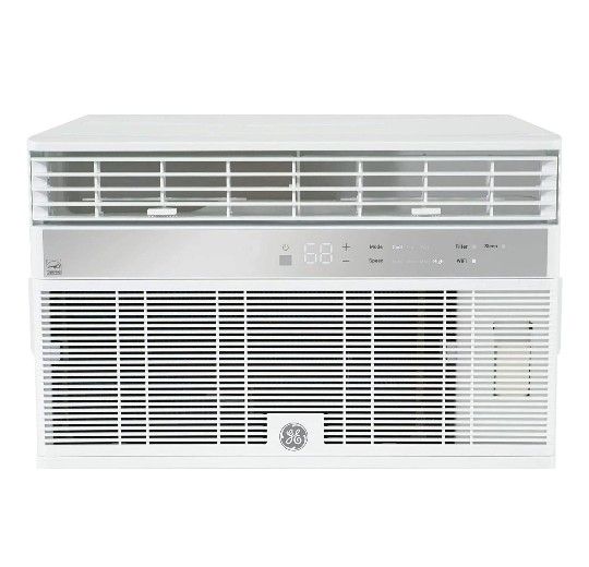 GE 12000 BTU Smart Window AC Unit Wi-Fi And Bluetooth Enabled Voice Assist 110V