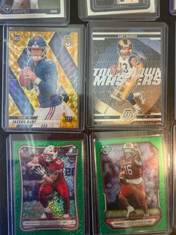250+ NFL CARD LOT!!! MOSAIC, TOPPS FLAGSHIP, SELECT, BOWMAN, PANINI
