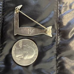 Silver Letter —L—-Pin