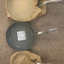 Greenpans frying Pan Set Of 3