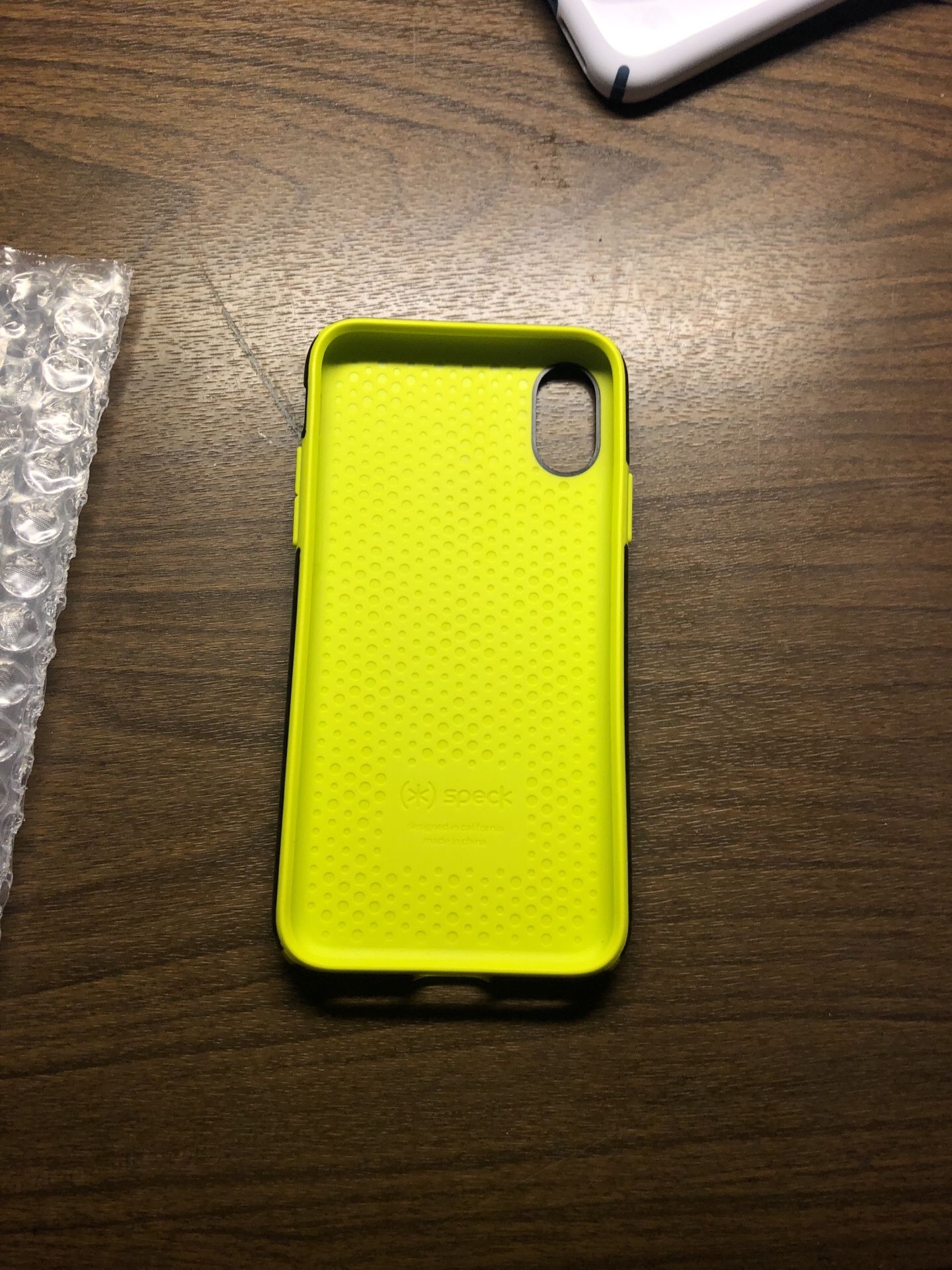 iPhone X Speck Cover Black and green