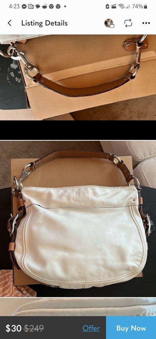 Coach Zoe Hobo Bag 14707