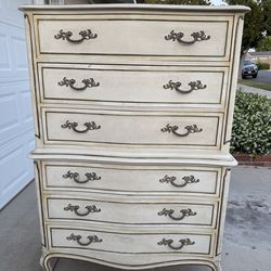 Vintage Drexel Touraine French Provincial tall dresser