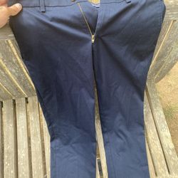 Preumium Fit Haggar Dress Pants Men’s Navy Blue 30x30
