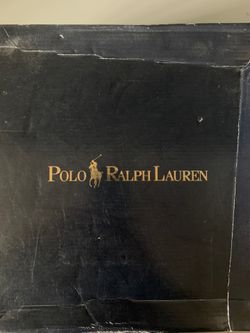 Ralph Lauren Polo Lancing Charcoal Ironed Tumbled leather boots