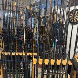 Fishing rod and reel for sale and more tackle. Located in Murrieta.