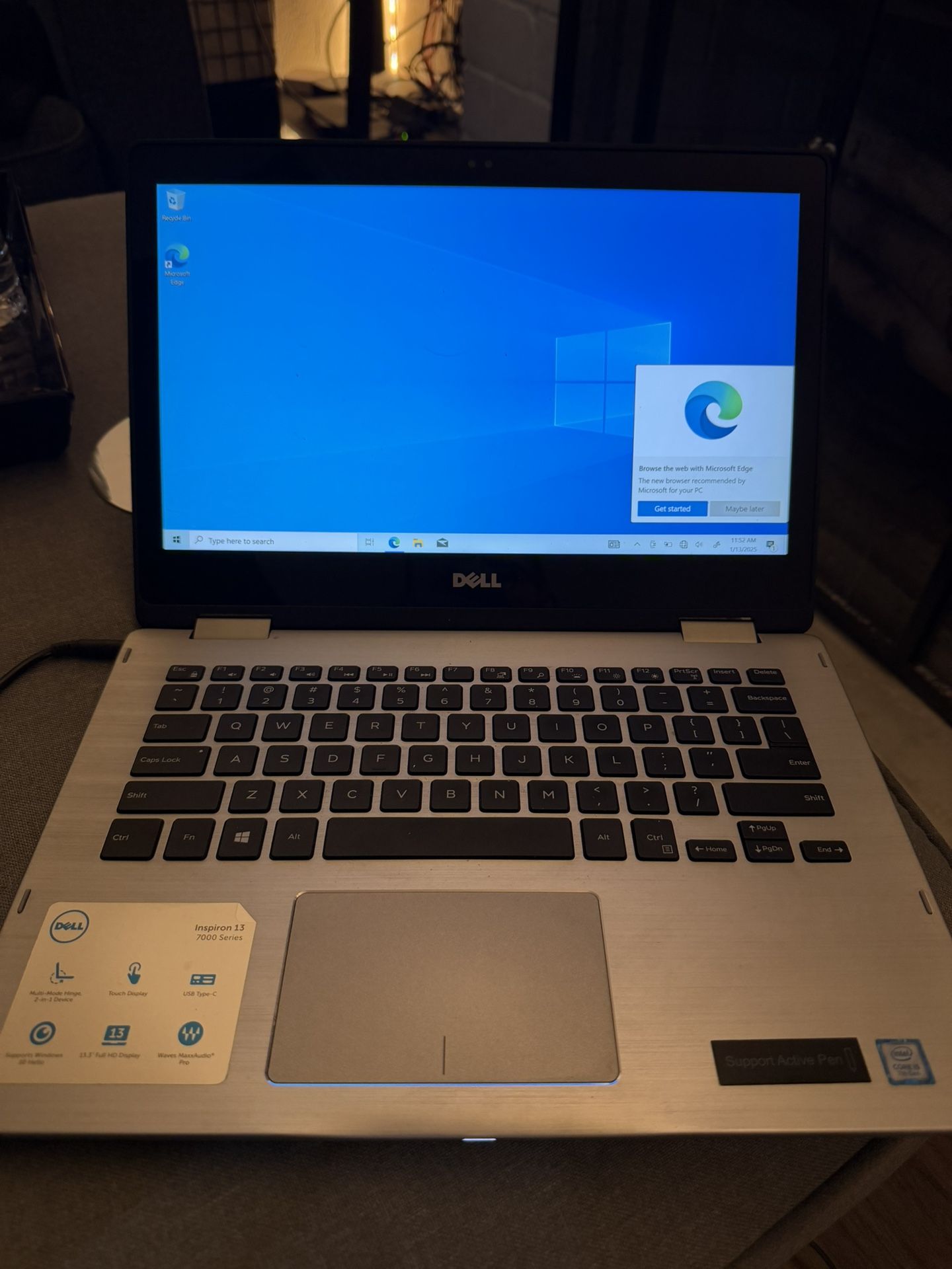 Dell Inspiron 13 i5 2.5ghz 8GB RAM 256 SSD WINDOWS 10
