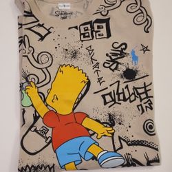 New Custom Medium Polo Bart Simpson Fashion Shirt