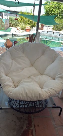 Outdoor Papasan chair