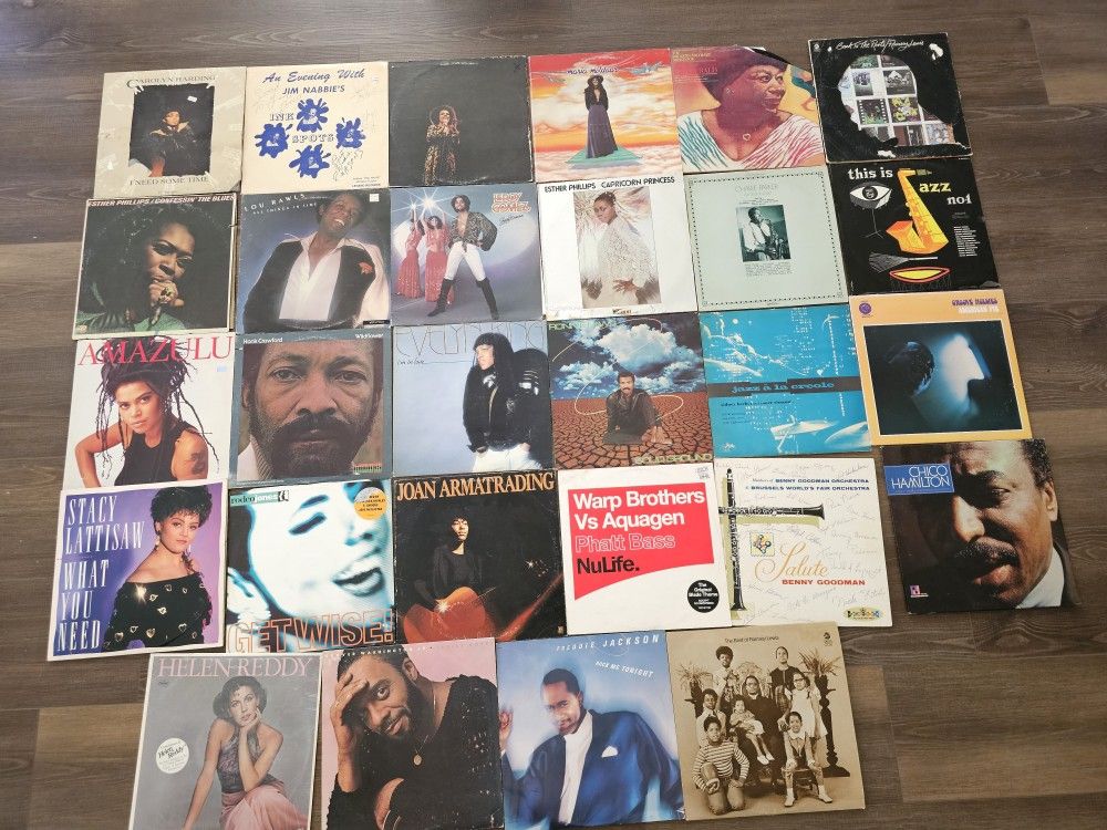 (28) R&B, Jazz, Blues Vinyl Records Available - SEE DESCRIPTION