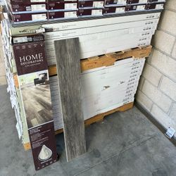 HDC Vinyl Flooring Click Lock Fireview Lookout Gray