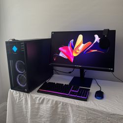 RTX 3070 Gaming PC + 240Hz Omen Monitor + Steelseries Bundle