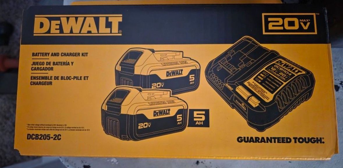 Dewalt 5 Amp Batteries
