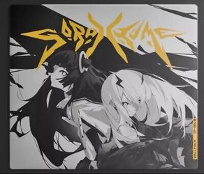 Skypad Wallhack SP-004 SORA & YUME Twin Limited Edition Glass Mouse Pad