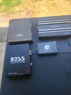 Amps For Sale,SSL , Boss, Kuerl, All Work Good. 65  Each Or 175 For All 3