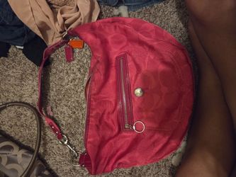 Pink coach purse
