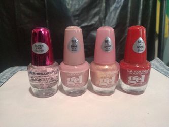 4 LA Colors Color Craze Extreme Shine Gel - Like Nail Polish.