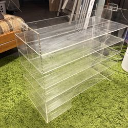 Clear Acrylic Hobby/Craft Organizer Shelves