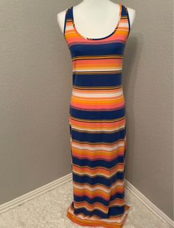 Striped maxi dress