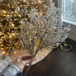 12 “Icy” Christmas Tree Picks / Sprays 