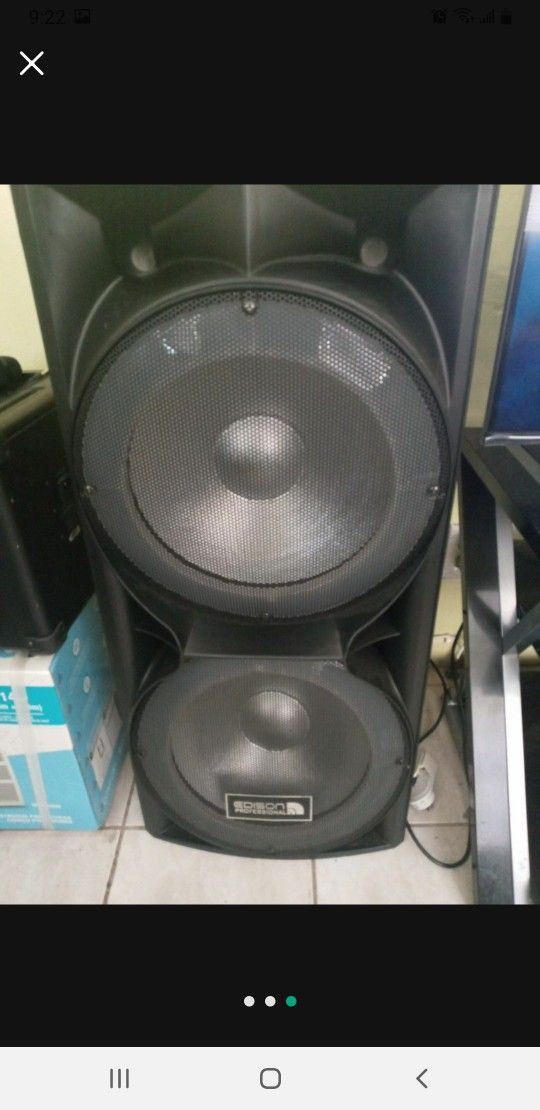 Edison professional Bluetooth speaker With 2 Wireless Microphones