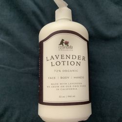Organic Lavender Lotion