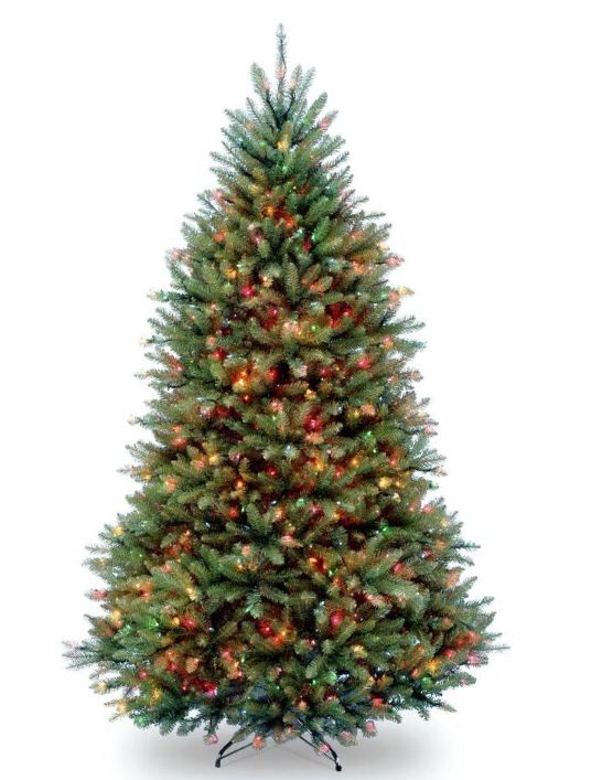 7.5ft. PreLit Kensington Pine Artificial Christmas Tree, Color