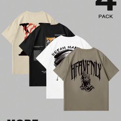 4 Pc - Men T-shirt Bundle