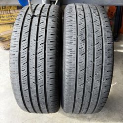 2 continental conti pro contact tires  215/55/18
