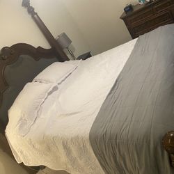 California King Bed Frame & Matching Dresser