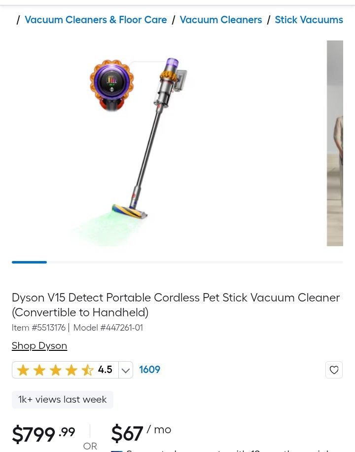 Dyson Sweeper