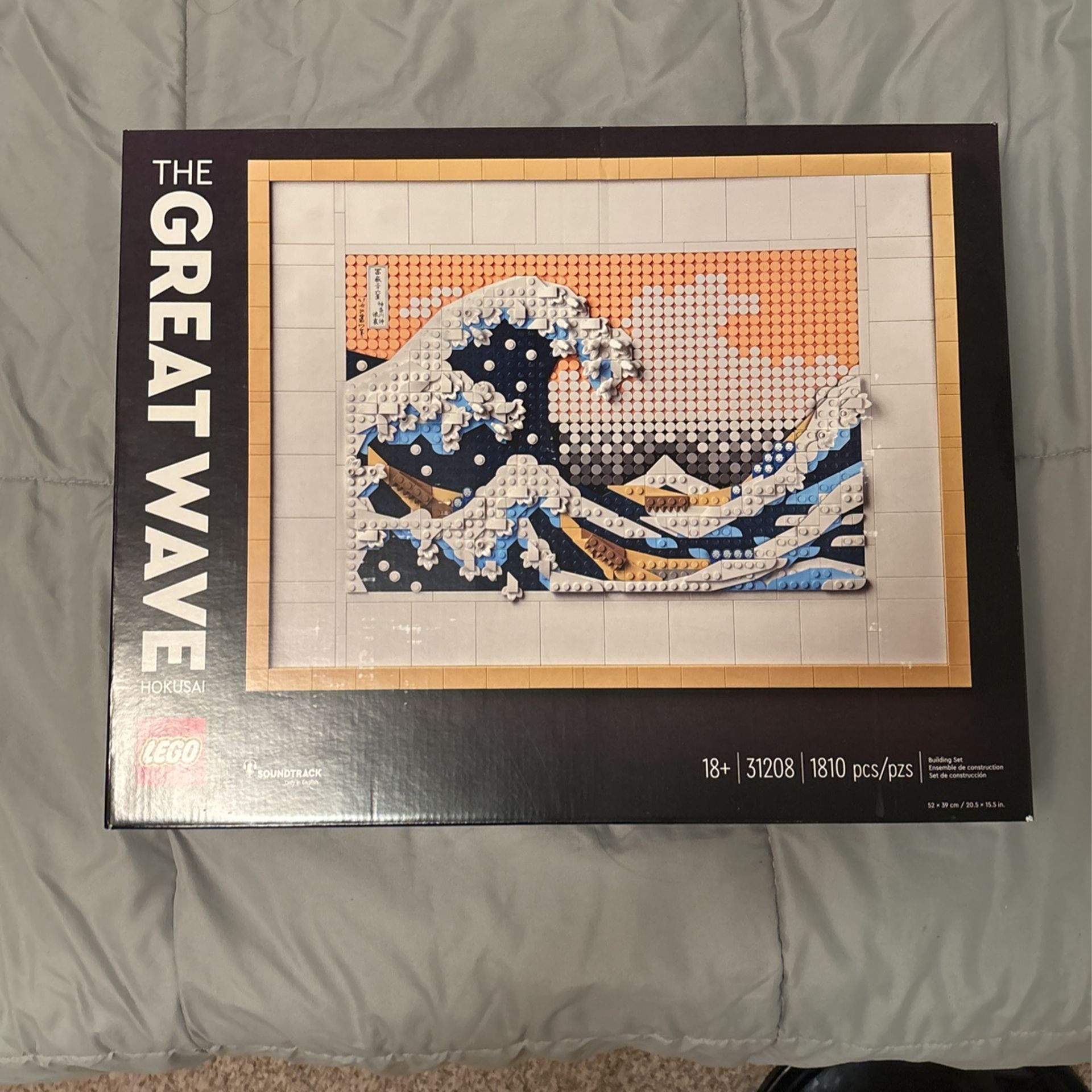LEGO The Great Wave (Hokusai)