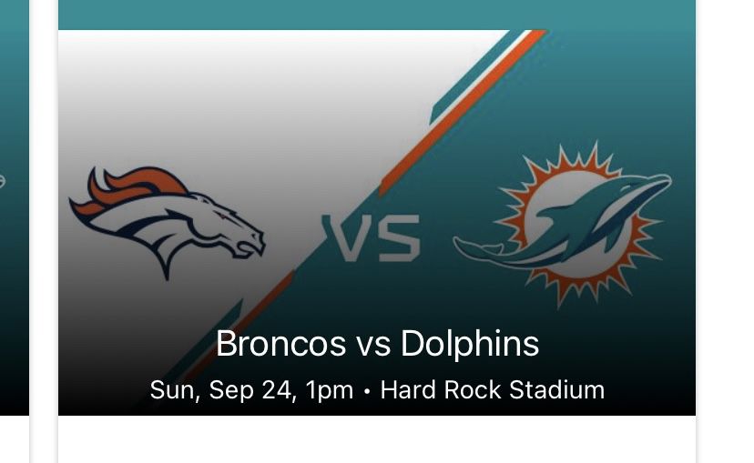 broncos dolphins tickets