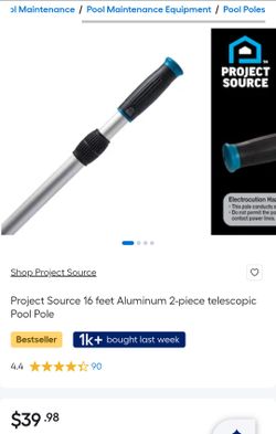 16 feet Aluminum telescopic Pool Pole