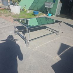Mirrored Chrome Coffee/Center Table 