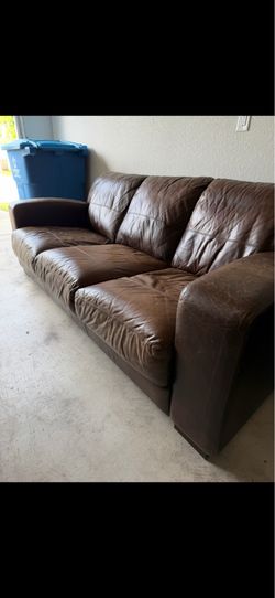 Leather couch $300